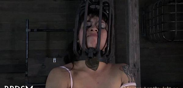  Gagged chick receives lusty torturing